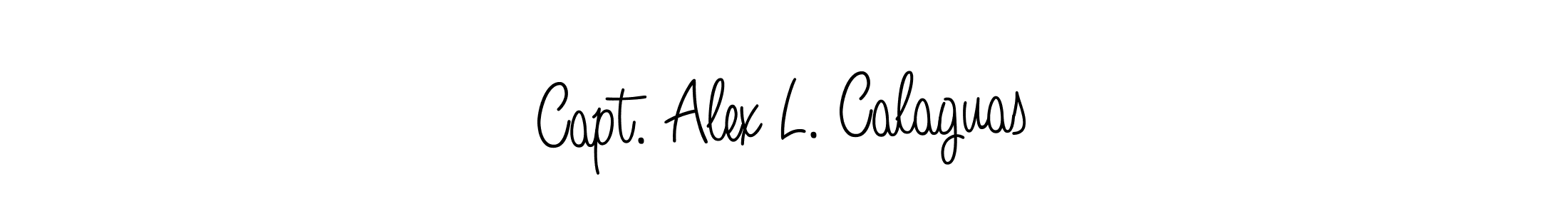 if you are searching for the best signature style for your name Capt. Alex L. Calaguas. so please give up your signature search. here we have designed multiple signature styles  using Angelique-Rose-font-FFP. Capt. Alex L. Calaguas signature style 5 images and pictures png