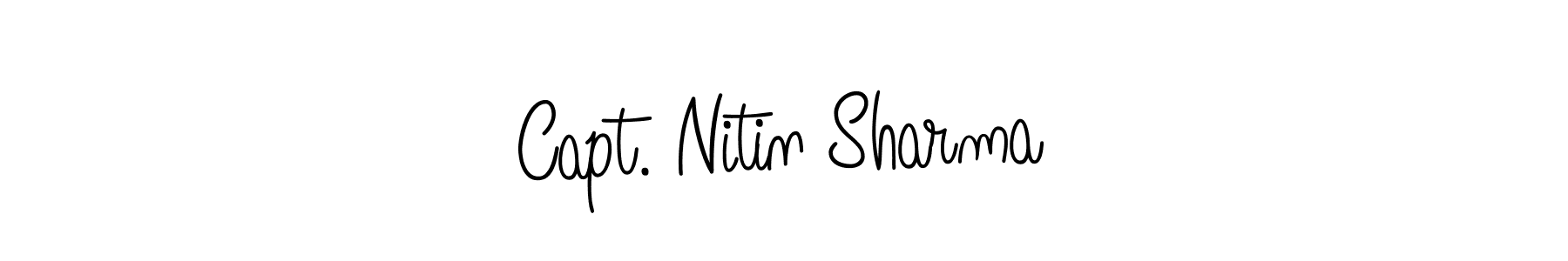 Also You can easily find your signature by using the search form. We will create Capt. Nitin Sharma name handwritten signature images for you free of cost using Angelique-Rose-font-FFP sign style. Capt. Nitin Sharma signature style 5 images and pictures png