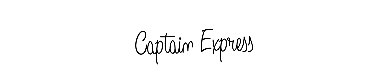 Create a beautiful signature design for name Captain Express. With this signature (Angelique-Rose-font-FFP) fonts, you can make a handwritten signature for free. Captain Express signature style 5 images and pictures png