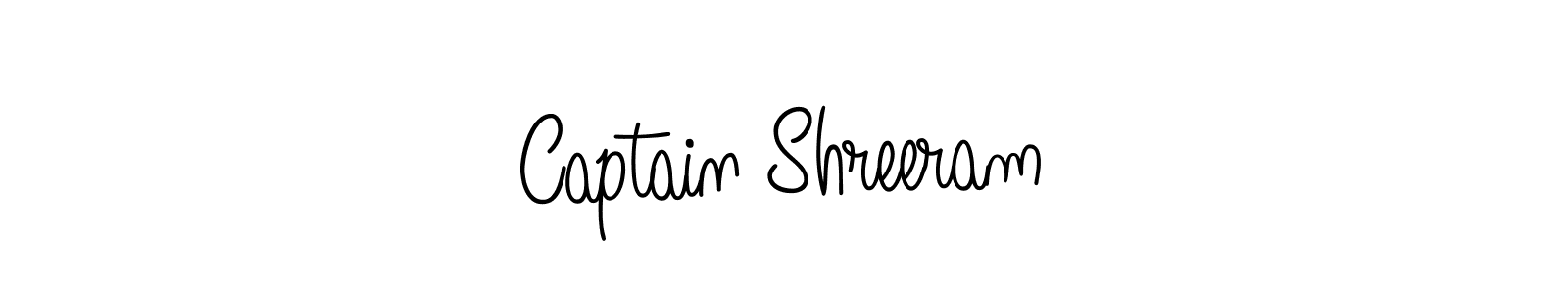 How to make Captain Shreeram signature? Angelique-Rose-font-FFP is a professional autograph style. Create handwritten signature for Captain Shreeram name. Captain Shreeram signature style 5 images and pictures png
