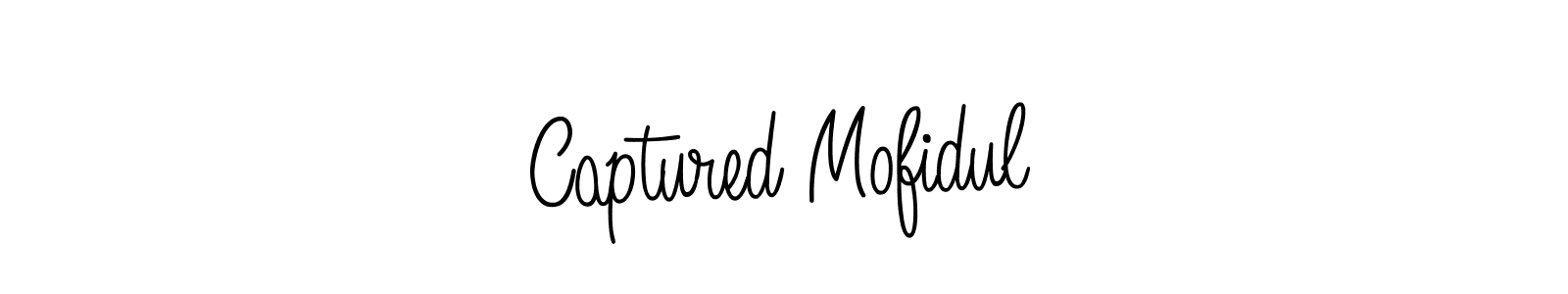 Also we have Captured Mofidul name is the best signature style. Create professional handwritten signature collection using Angelique-Rose-font-FFP autograph style. Captured Mofidul signature style 5 images and pictures png