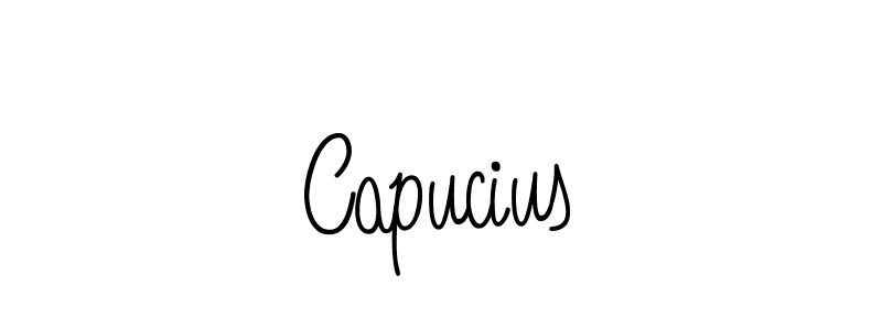if you are searching for the best signature style for your name Capucius. so please give up your signature search. here we have designed multiple signature styles  using Angelique-Rose-font-FFP. Capucius signature style 5 images and pictures png