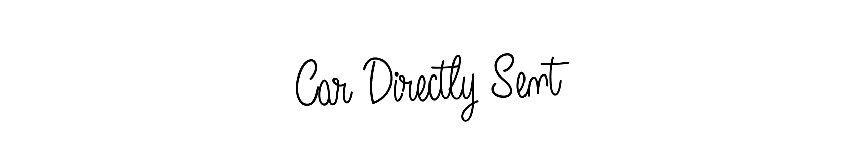 Create a beautiful signature design for name Car Directly Sent. With this signature (Angelique-Rose-font-FFP) fonts, you can make a handwritten signature for free. Car Directly Sent signature style 5 images and pictures png