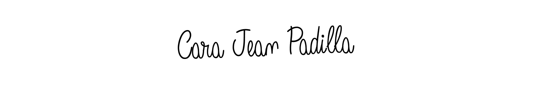 Also we have Cara Jean Padilla name is the best signature style. Create professional handwritten signature collection using Angelique-Rose-font-FFP autograph style. Cara Jean Padilla signature style 5 images and pictures png