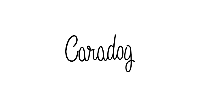 Make a beautiful signature design for name Caradog. With this signature (Angelique-Rose-font-FFP) style, you can create a handwritten signature for free. Caradog signature style 5 images and pictures png