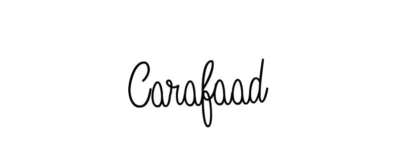 Use a signature maker to create a handwritten signature online. With this signature software, you can design (Angelique-Rose-font-FFP) your own signature for name Carafaad. Carafaad signature style 5 images and pictures png