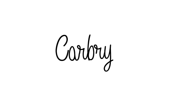 Create a beautiful signature design for name Carbry. With this signature (Angelique-Rose-font-FFP) fonts, you can make a handwritten signature for free. Carbry signature style 5 images and pictures png