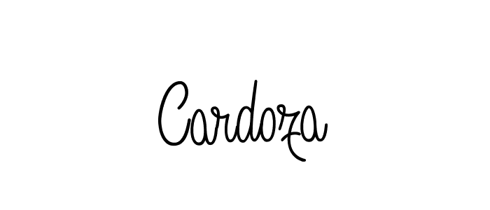 How to Draw Cardoza signature style? Angelique-Rose-font-FFP is a latest design signature styles for name Cardoza. Cardoza signature style 5 images and pictures png