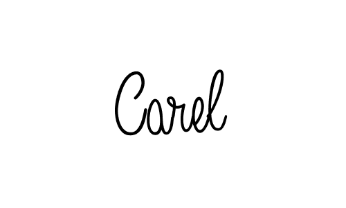 The best way (Angelique-Rose-font-FFP) to make a short signature is to pick only two or three words in your name. The name Carel include a total of six letters. For converting this name. Carel signature style 5 images and pictures png