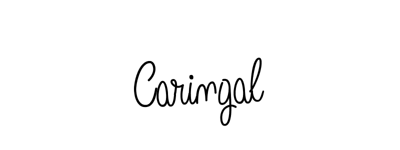 Make a beautiful signature design for name Caringal. With this signature (Angelique-Rose-font-FFP) style, you can create a handwritten signature for free. Caringal signature style 5 images and pictures png