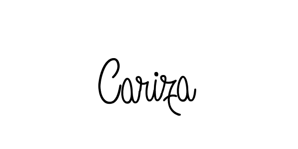 How to make Cariza name signature. Use Angelique-Rose-font-FFP style for creating short signs online. This is the latest handwritten sign. Cariza signature style 5 images and pictures png