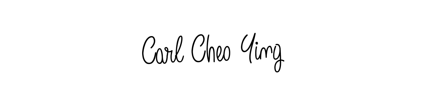 How to make Carl Cheo Ying name signature. Use Angelique-Rose-font-FFP style for creating short signs online. This is the latest handwritten sign. Carl Cheo Ying signature style 5 images and pictures png