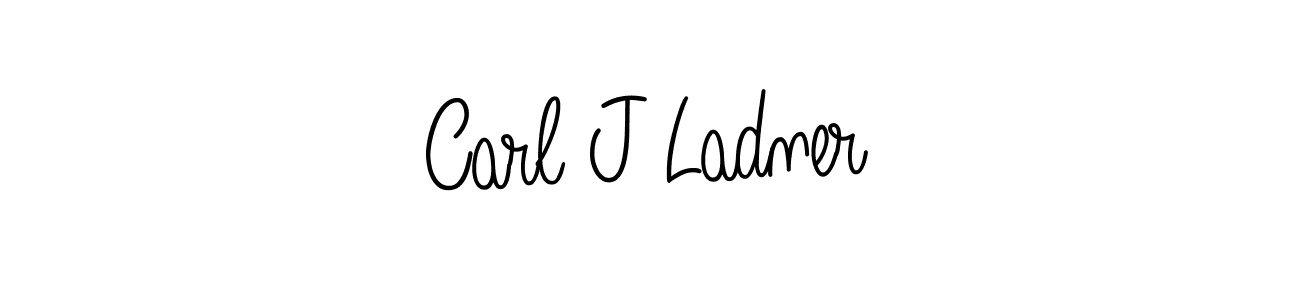 How to make Carl J Ladner signature? Angelique-Rose-font-FFP is a professional autograph style. Create handwritten signature for Carl J Ladner name. Carl J Ladner signature style 5 images and pictures png