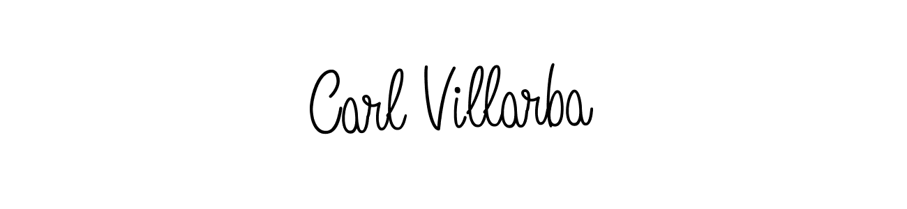 Design your own signature with our free online signature maker. With this signature software, you can create a handwritten (Angelique-Rose-font-FFP) signature for name Carl Villarba. Carl Villarba signature style 5 images and pictures png