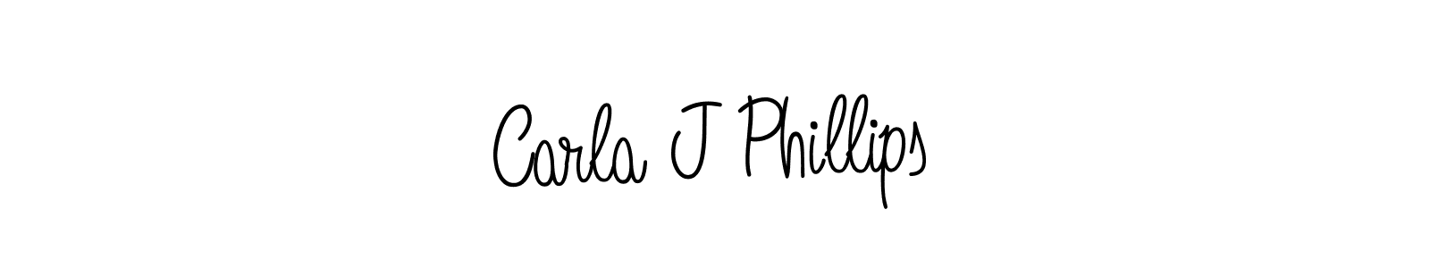 How to Draw Carla J Phillips signature style? Angelique-Rose-font-FFP is a latest design signature styles for name Carla J Phillips. Carla J Phillips signature style 5 images and pictures png