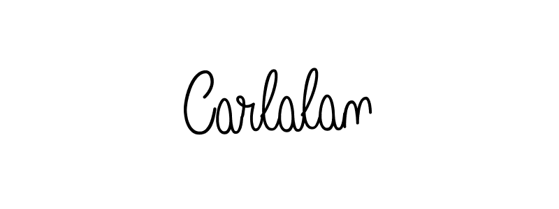 Use a signature maker to create a handwritten signature online. With this signature software, you can design (Angelique-Rose-font-FFP) your own signature for name Carlalan. Carlalan signature style 5 images and pictures png