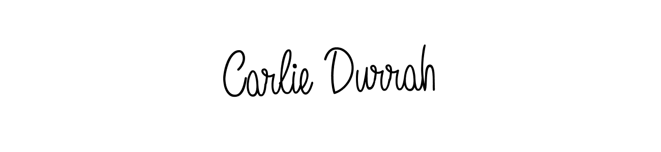 How to make Carlie Durrah signature? Angelique-Rose-font-FFP is a professional autograph style. Create handwritten signature for Carlie Durrah name. Carlie Durrah signature style 5 images and pictures png