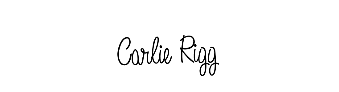 The best way (Angelique-Rose-font-FFP) to make a short signature is to pick only two or three words in your name. The name Carlie Rigg include a total of six letters. For converting this name. Carlie Rigg signature style 5 images and pictures png
