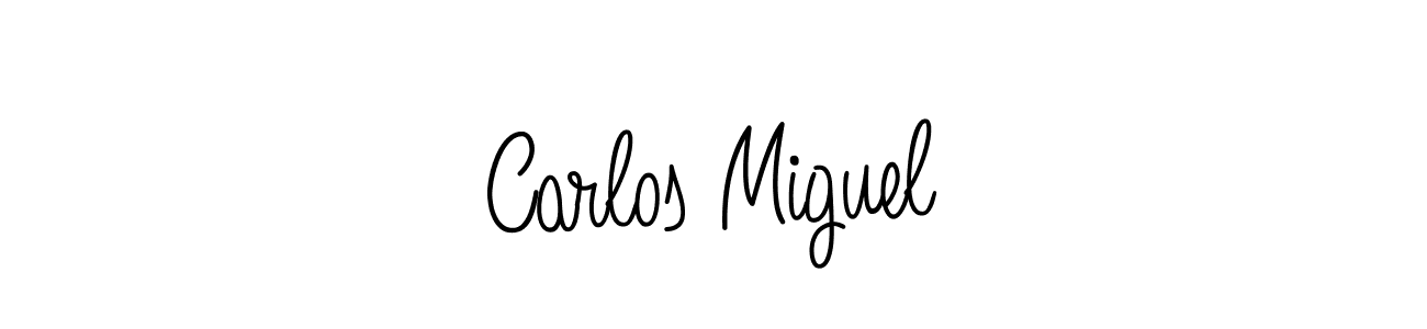Create a beautiful signature design for name Carlos Miguel. With this signature (Angelique-Rose-font-FFP) fonts, you can make a handwritten signature for free. Carlos Miguel signature style 5 images and pictures png