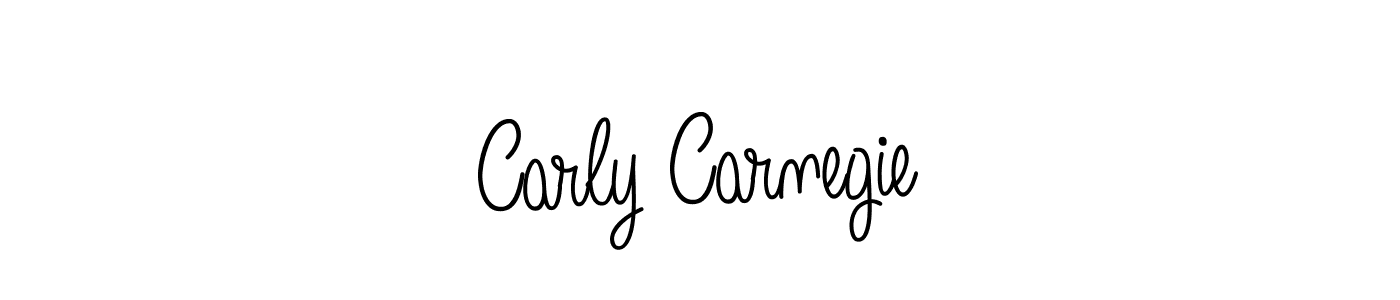Create a beautiful signature design for name Carly Carnegie. With this signature (Angelique-Rose-font-FFP) fonts, you can make a handwritten signature for free. Carly Carnegie signature style 5 images and pictures png