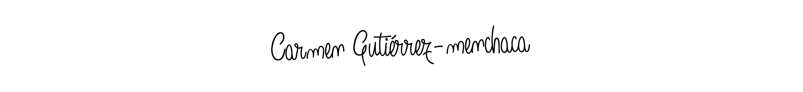 Once you've used our free online signature maker to create your best signature Angelique-Rose-font-FFP style, it's time to enjoy all of the benefits that Carmen Gutiérrez-menchaca name signing documents. Carmen Gutiérrez-menchaca signature style 5 images and pictures png