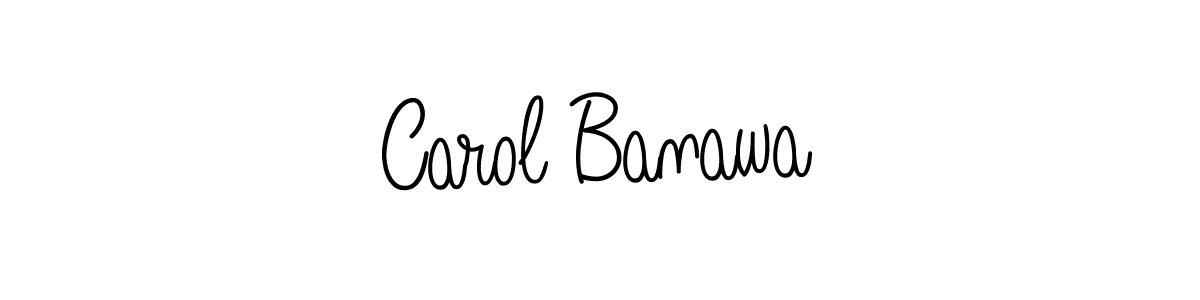 Carol Banawa stylish signature style. Best Handwritten Sign (Angelique-Rose-font-FFP) for my name. Handwritten Signature Collection Ideas for my name Carol Banawa. Carol Banawa signature style 5 images and pictures png