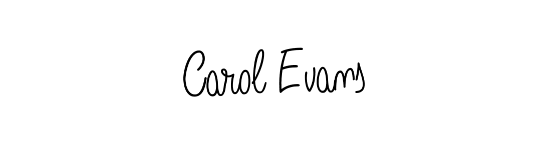 Create a beautiful signature design for name Carol Evans. With this signature (Angelique-Rose-font-FFP) fonts, you can make a handwritten signature for free. Carol Evans signature style 5 images and pictures png