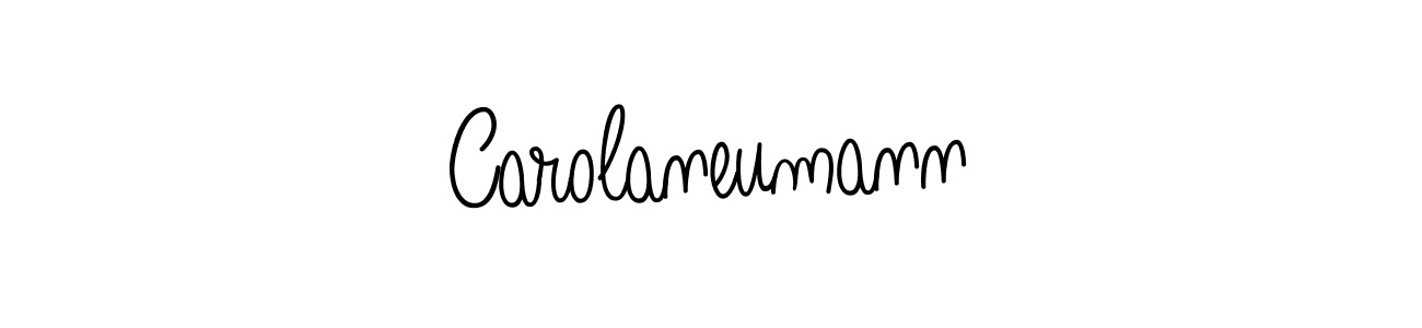 You should practise on your own different ways (Angelique-Rose-font-FFP) to write your name (Carolaneumann) in signature. don't let someone else do it for you. Carolaneumann signature style 5 images and pictures png