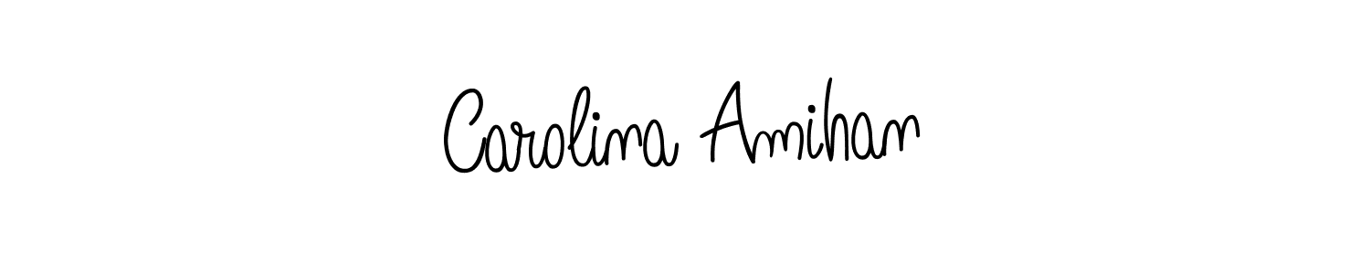 Similarly Angelique-Rose-font-FFP is the best handwritten signature design. Signature creator online .You can use it as an online autograph creator for name Carolina Amihan. Carolina Amihan signature style 5 images and pictures png