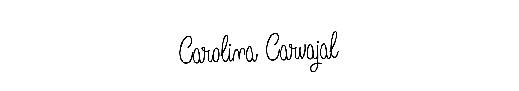 How to make Carolina Carvajal signature? Angelique-Rose-font-FFP is a professional autograph style. Create handwritten signature for Carolina Carvajal name. Carolina Carvajal signature style 5 images and pictures png