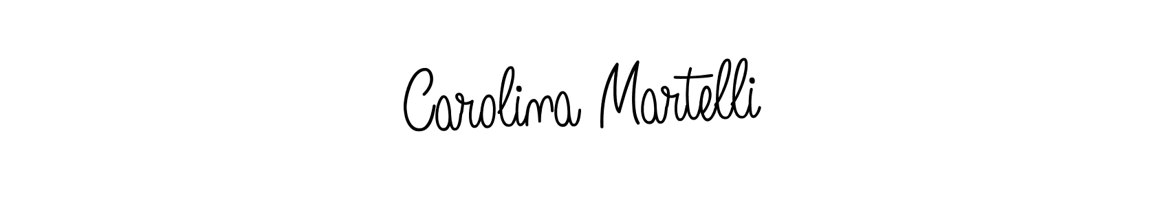 Design your own signature with our free online signature maker. With this signature software, you can create a handwritten (Angelique-Rose-font-FFP) signature for name Carolina Martelli. Carolina Martelli signature style 5 images and pictures png