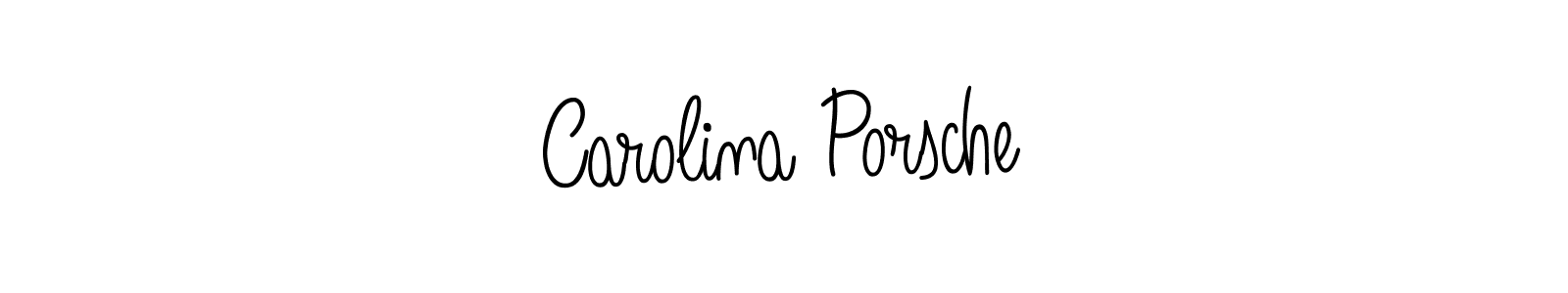 How to make Carolina Porsche name signature. Use Angelique-Rose-font-FFP style for creating short signs online. This is the latest handwritten sign. Carolina Porsche signature style 5 images and pictures png