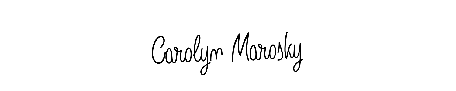 if you are searching for the best signature style for your name Carolyn Marosky. so please give up your signature search. here we have designed multiple signature styles  using Angelique-Rose-font-FFP. Carolyn Marosky signature style 5 images and pictures png
