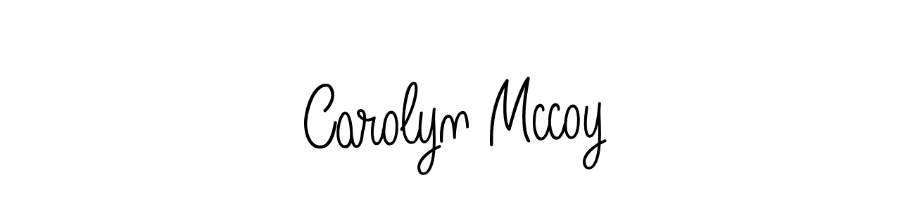 Create a beautiful signature design for name Carolyn Mccoy. With this signature (Angelique-Rose-font-FFP) fonts, you can make a handwritten signature for free. Carolyn Mccoy signature style 5 images and pictures png