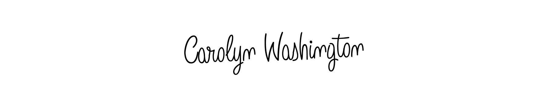 The best way (Angelique-Rose-font-FFP) to make a short signature is to pick only two or three words in your name. The name Carolyn Washington include a total of six letters. For converting this name. Carolyn Washington signature style 5 images and pictures png