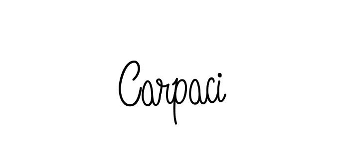 Use a signature maker to create a handwritten signature online. With this signature software, you can design (Angelique-Rose-font-FFP) your own signature for name Carpaci. Carpaci signature style 5 images and pictures png