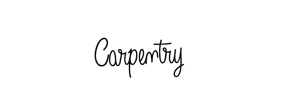 How to Draw Carpentry signature style? Angelique-Rose-font-FFP is a latest design signature styles for name Carpentry. Carpentry signature style 5 images and pictures png