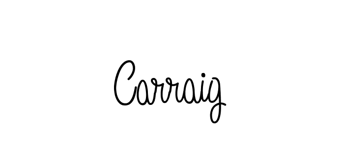 How to Draw Carraig signature style? Angelique-Rose-font-FFP is a latest design signature styles for name Carraig. Carraig signature style 5 images and pictures png
