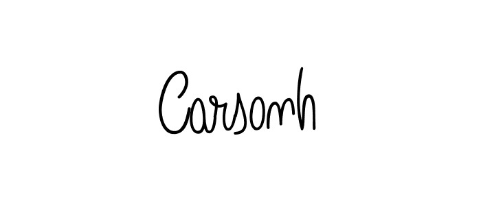 How to Draw Carsonh signature style? Angelique-Rose-font-FFP is a latest design signature styles for name Carsonh. Carsonh signature style 5 images and pictures png