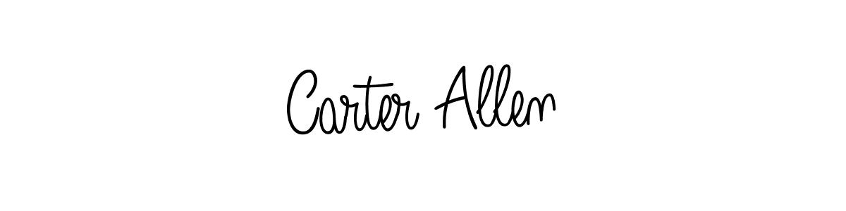 Make a beautiful signature design for name Carter Allen. With this signature (Angelique-Rose-font-FFP) style, you can create a handwritten signature for free. Carter Allen signature style 5 images and pictures png