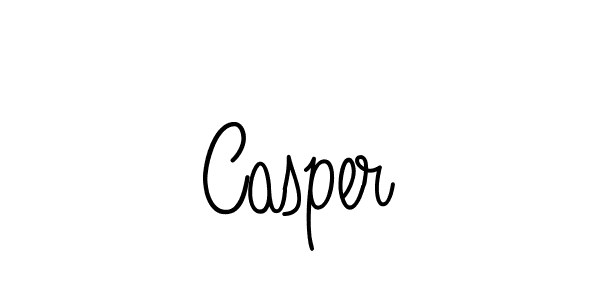 You should practise on your own different ways (Angelique-Rose-font-FFP) to write your name (Casper) in signature. don't let someone else do it for you. Casper signature style 5 images and pictures png