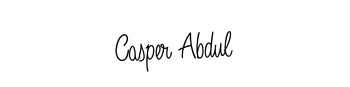 How to make Casper Abdul signature? Angelique-Rose-font-FFP is a professional autograph style. Create handwritten signature for Casper Abdul name. Casper Abdul signature style 5 images and pictures png