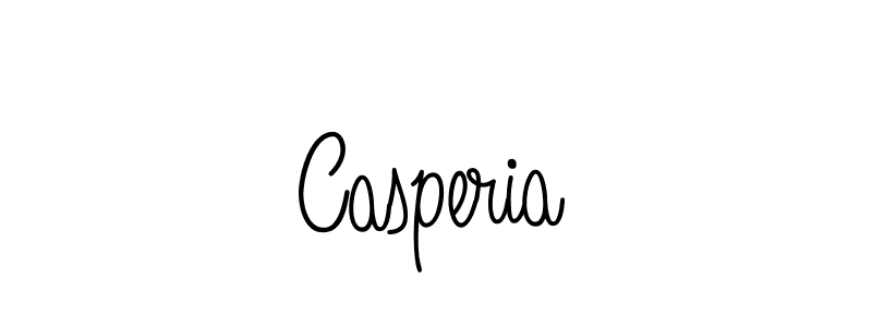 How to make Casperia name signature. Use Angelique-Rose-font-FFP style for creating short signs online. This is the latest handwritten sign. Casperia signature style 5 images and pictures png