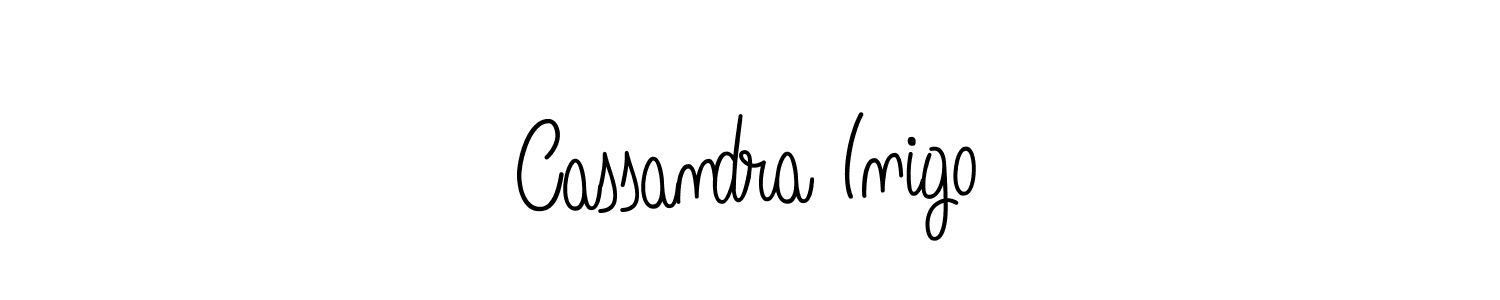 You should practise on your own different ways (Angelique-Rose-font-FFP) to write your name (Cassandra Inigo) in signature. don't let someone else do it for you. Cassandra Inigo signature style 5 images and pictures png