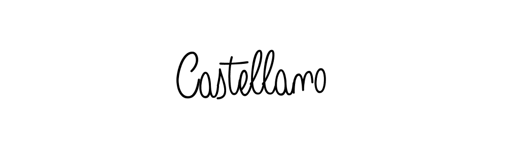 Castellano stylish signature style. Best Handwritten Sign (Angelique-Rose-font-FFP) for my name. Handwritten Signature Collection Ideas for my name Castellano. Castellano signature style 5 images and pictures png