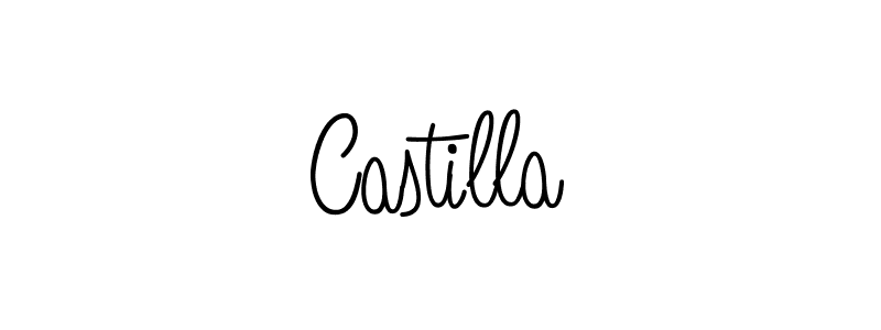 Castilla stylish signature style. Best Handwritten Sign (Angelique-Rose-font-FFP) for my name. Handwritten Signature Collection Ideas for my name Castilla. Castilla signature style 5 images and pictures png