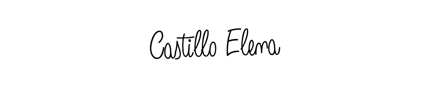 How to Draw Castillo Elena signature style? Angelique-Rose-font-FFP is a latest design signature styles for name Castillo Elena. Castillo Elena signature style 5 images and pictures png