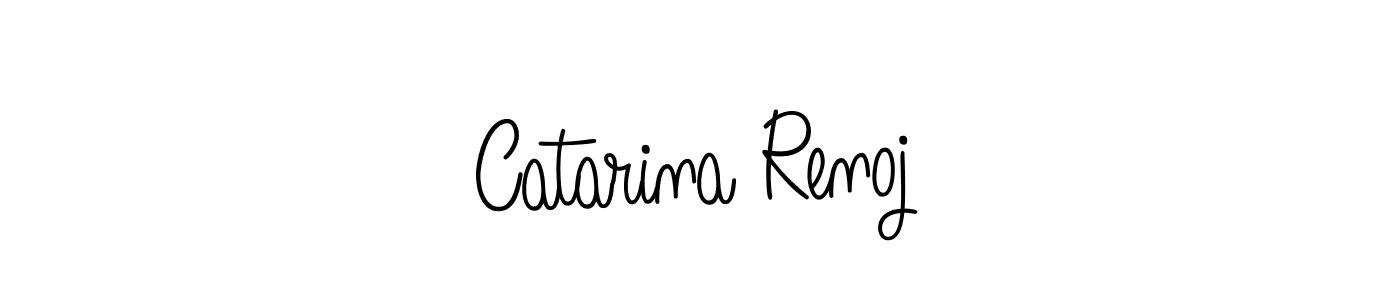 Create a beautiful signature design for name Catarina Renoj. With this signature (Angelique-Rose-font-FFP) fonts, you can make a handwritten signature for free. Catarina Renoj signature style 5 images and pictures png