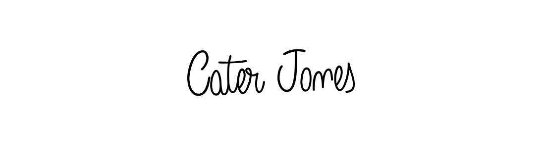 You should practise on your own different ways (Angelique-Rose-font-FFP) to write your name (Cater Jones) in signature. don't let someone else do it for you. Cater Jones signature style 5 images and pictures png