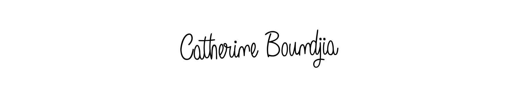 How to make Catherine Boundjia signature? Angelique-Rose-font-FFP is a professional autograph style. Create handwritten signature for Catherine Boundjia name. Catherine Boundjia signature style 5 images and pictures png